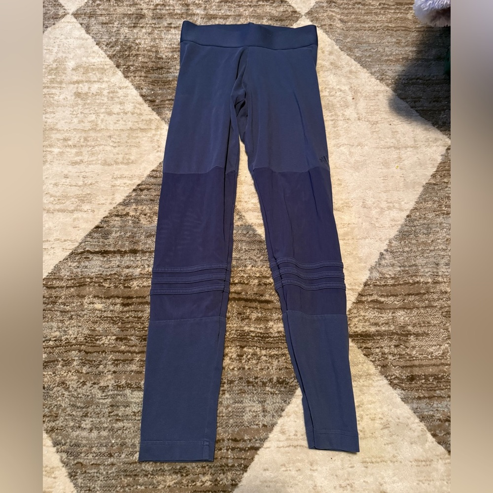 Adidas Women’s Blue Mesh Leggings